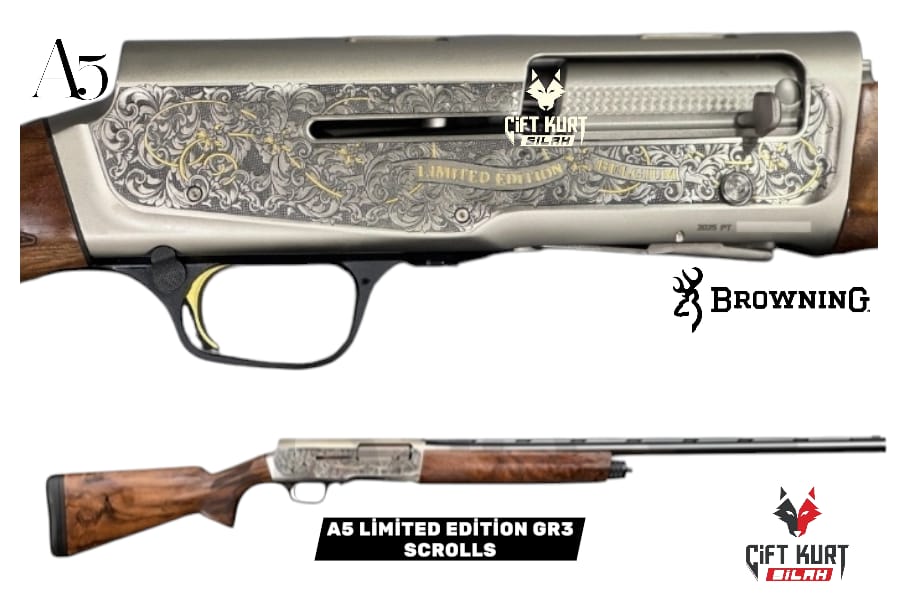 BROWNING A5 LIMITED EDITION GR3 SCROLLS YARI OTOMATİK AV TÜFEĞİ